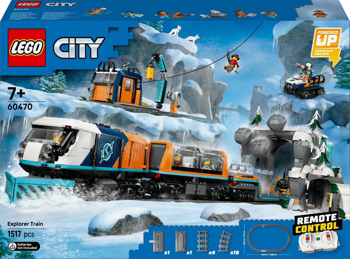 LEGO City 60470 Arktisten tutkimusretkeilijöiden pikajuna