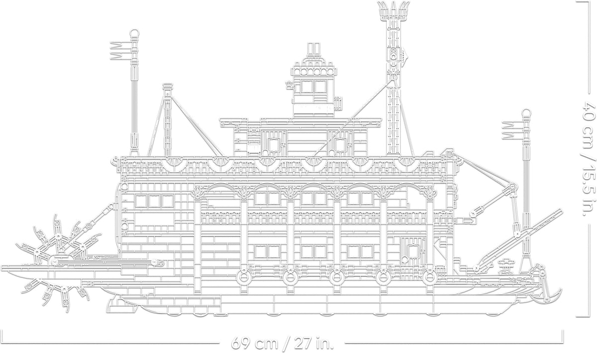 LEGO Ideas 21356 Jokihöyrylaiva – kuva 16