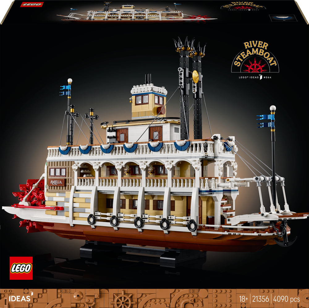 LEGO Ideas 21356 Jokihöyrylaiva