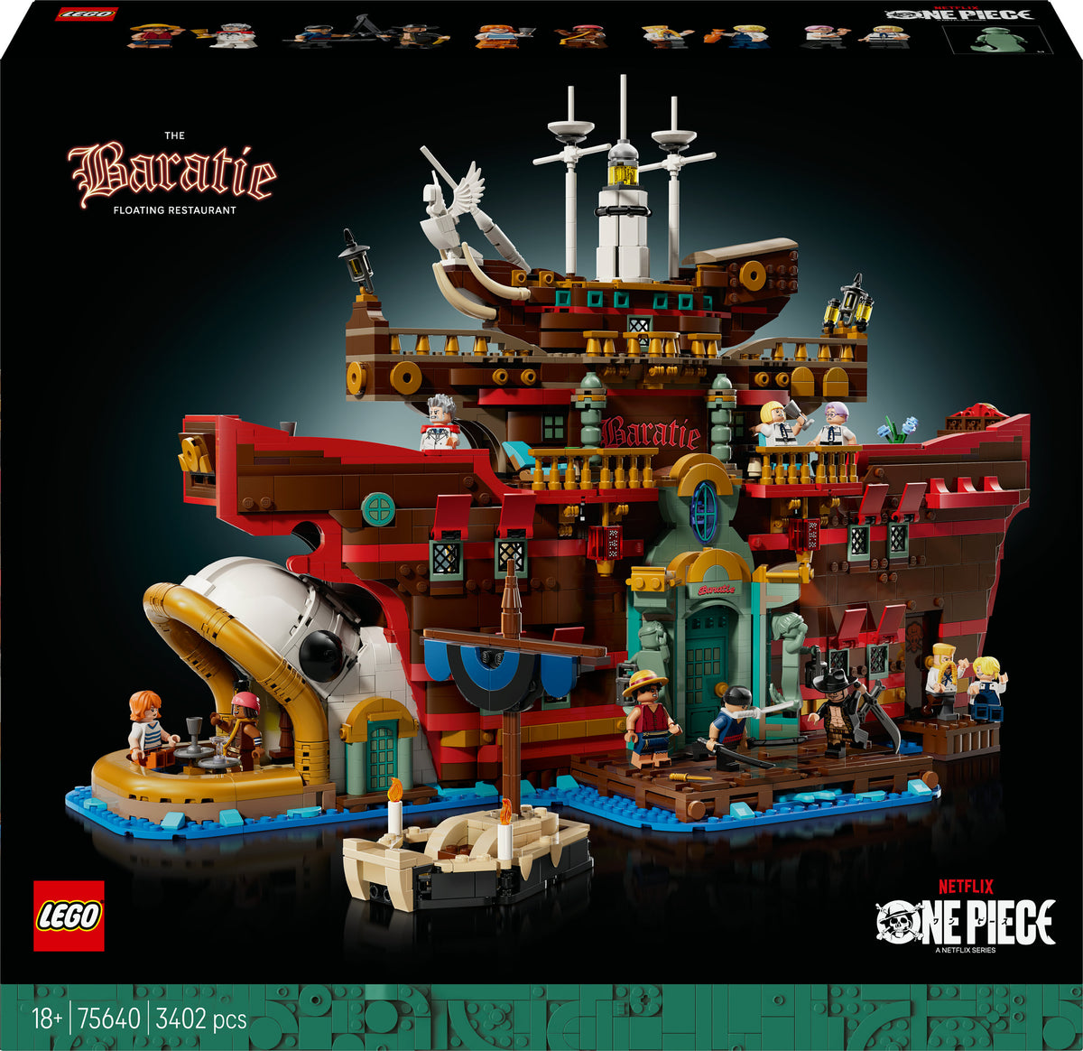 LEGO ONE PIECE 75640 Kelluva ravintola Baratie