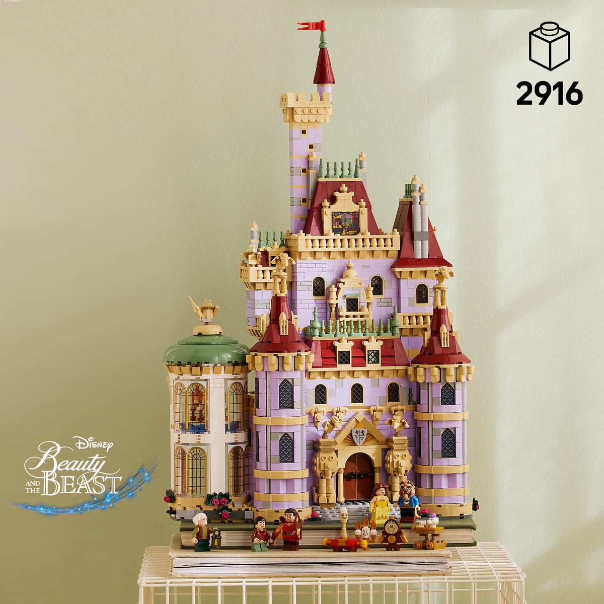 LEGO Disney Princess 43263 Kaunottaren ja hirviön linna – kuva 2