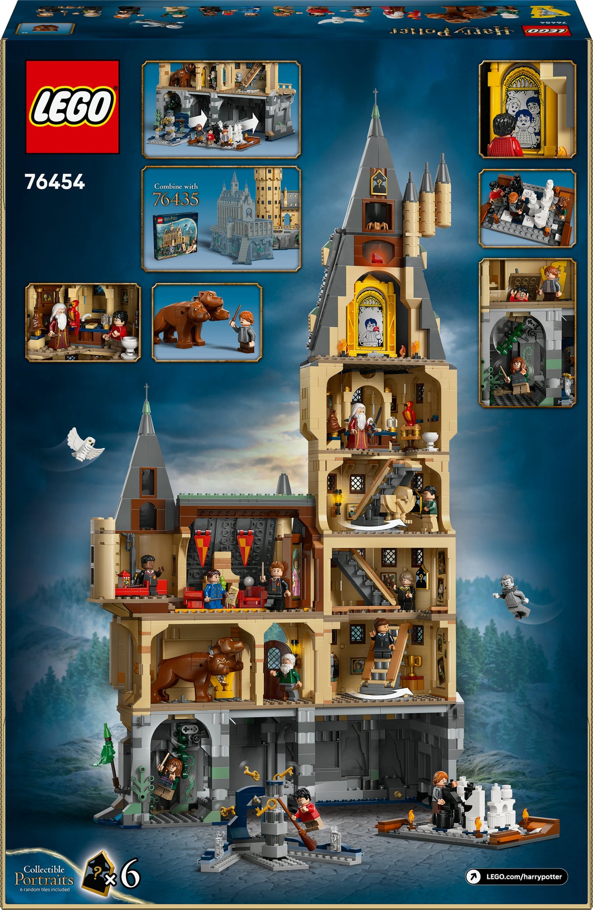 LEGO Harry Potter 76454 Tylypahkan linna: Päärakennuksen torni – kuva 20