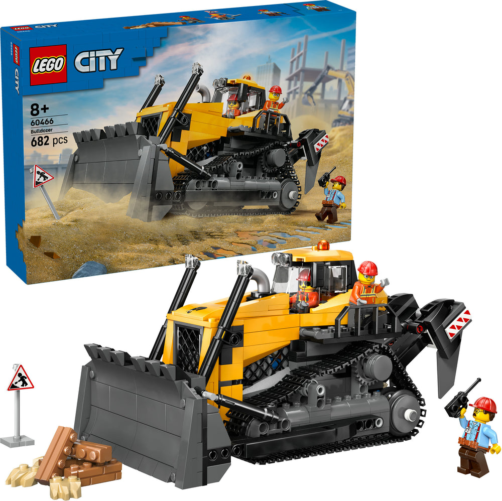 LEGO City 60466 Keltainen puskutraktori – kuva 2