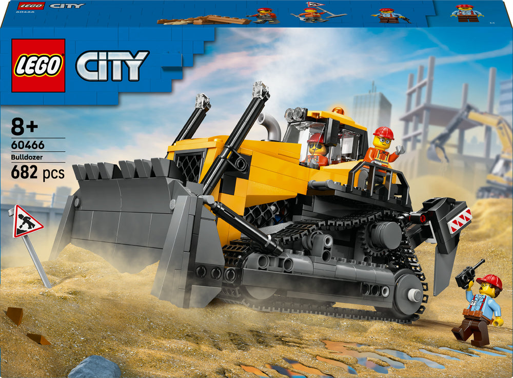 LEGO City 60466 Keltainen puskutraktori