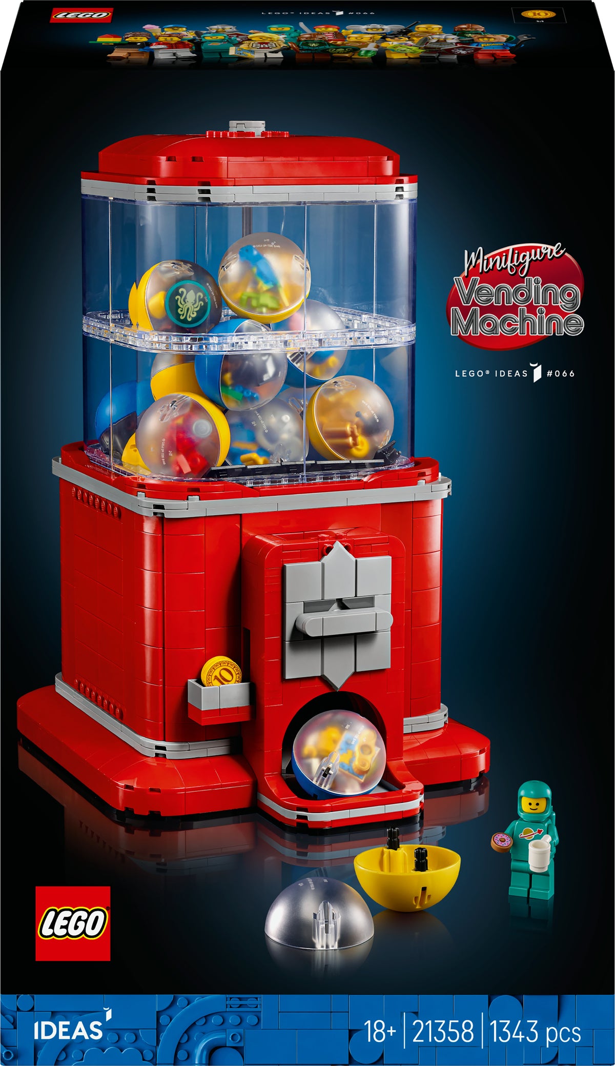 LEGO Ideas 21358 Minihahmojen myyntiautomaatti
