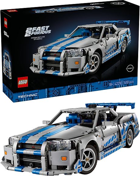 LEGO Technic 42210 2 Fast 2 Furious Nissan Skyline GT-R (R34) ‑auto