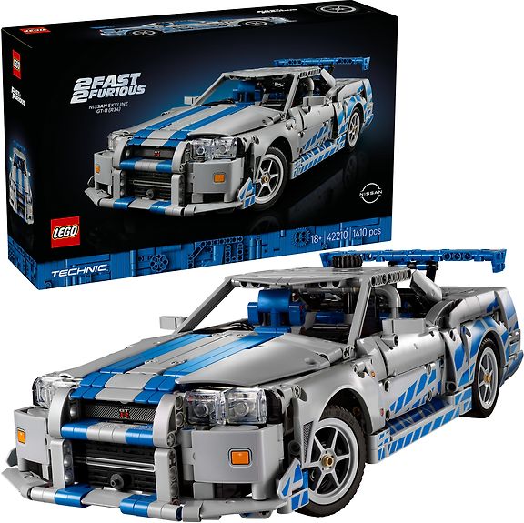 LEGO Technic 42210 2 Fast 2 Furious Nissan Skyline GT-R (R34) ‑auto