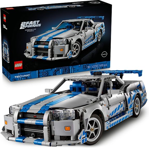 LEGO Technic 42210 2 Fast 2 Furious Nissan Skyline GT-R (R34) ‑auto
