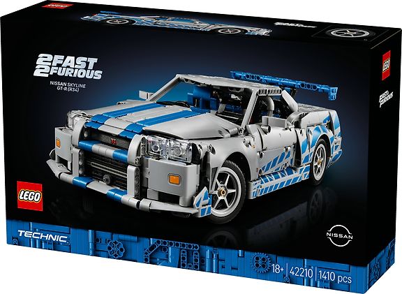 LEGO Technic 42210 2 Fast 2 Furious Nissan Skyline GT-R (R34) ‑auto