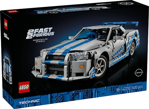 LEGO Technic 42210 2 Fast 2 Furious Nissan Skyline GT-R (R34) ‑auto