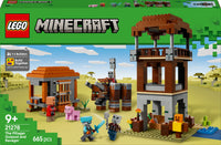 LEGO Minecraft 21278 Ryöstelijöiden etuvartioasema ja Tuhokylvyri