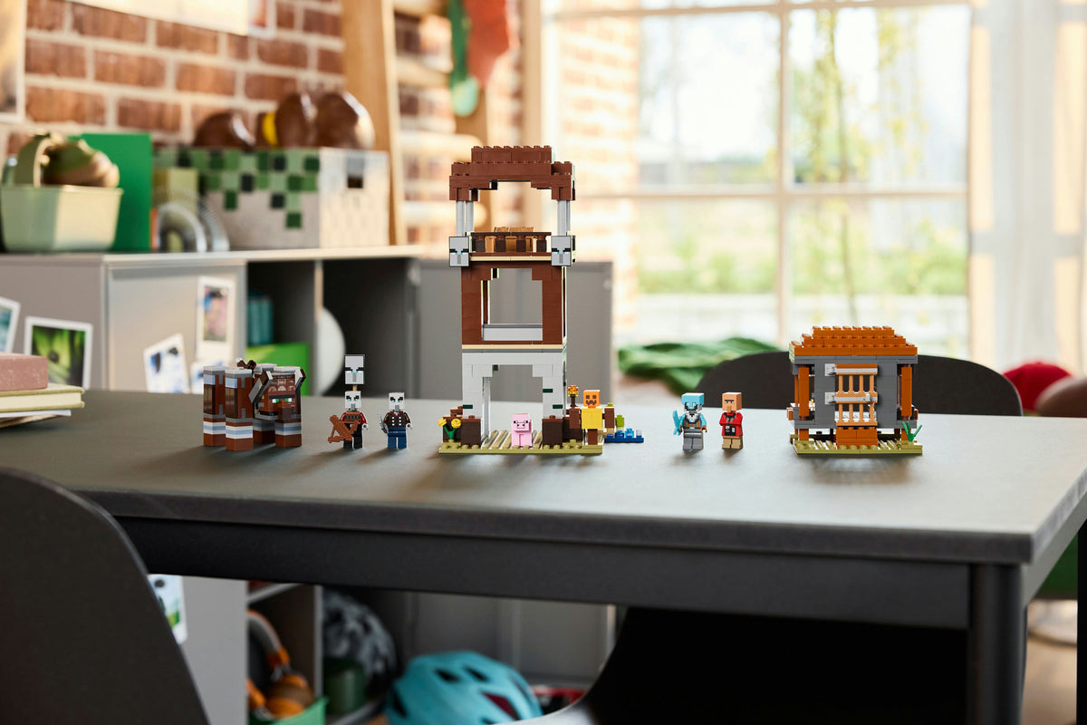 LEGO Minecraft 21278 Ryöstelijöiden etuvartioasema ja Tuhokylvyri – kuva 9