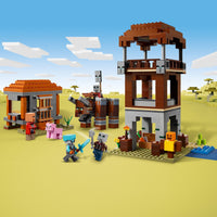 LEGO Minecraft 21278 Ryöstelijöiden etuvartioasema ja Tuhokylvyri – kuva 3