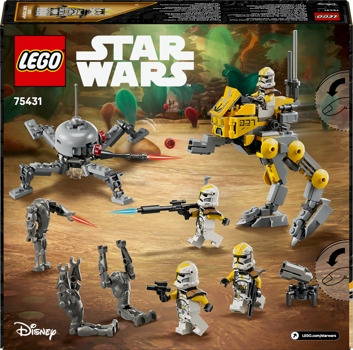 LEGO Star Wars 75431 327. taivasjoukon kloonisotilaat ‑taistelupaketti – kuva 4