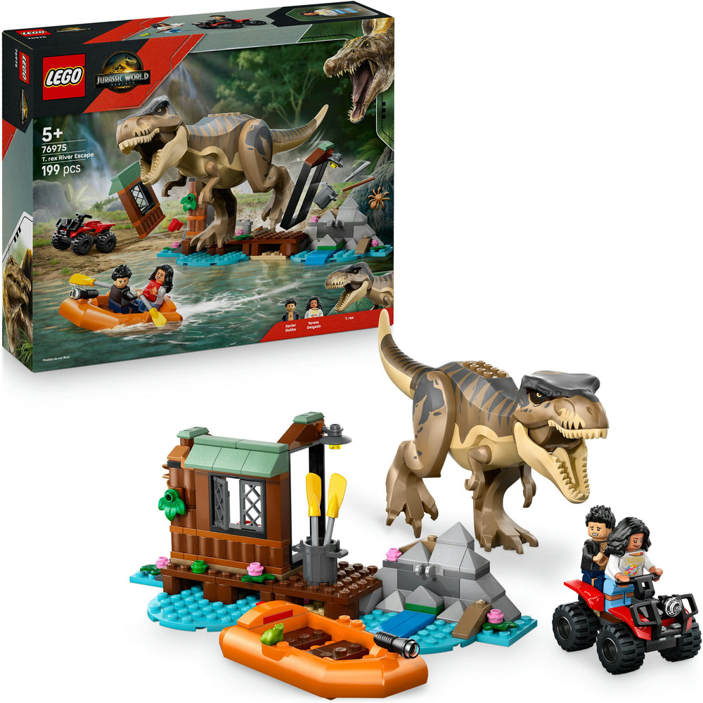 LEGO Jurassic World 76975 T. rex ja pako joella – kuva 2