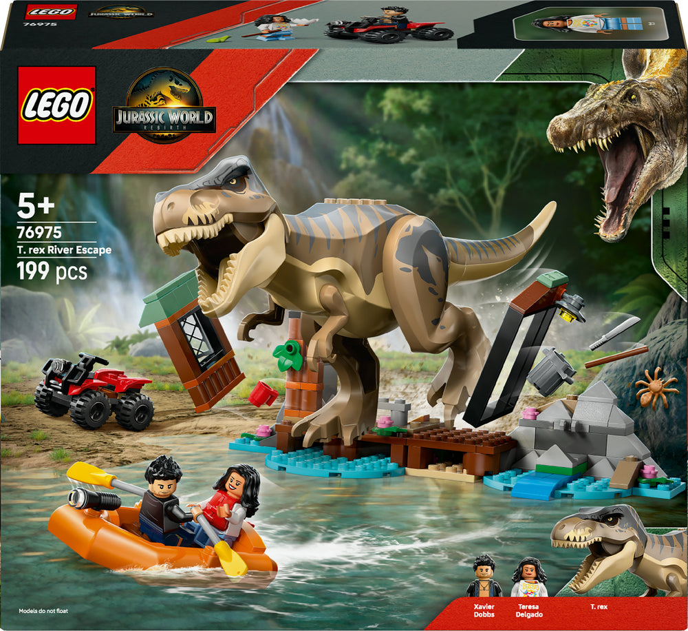 LEGO Jurassic World 76975 T. rex ja pako joella