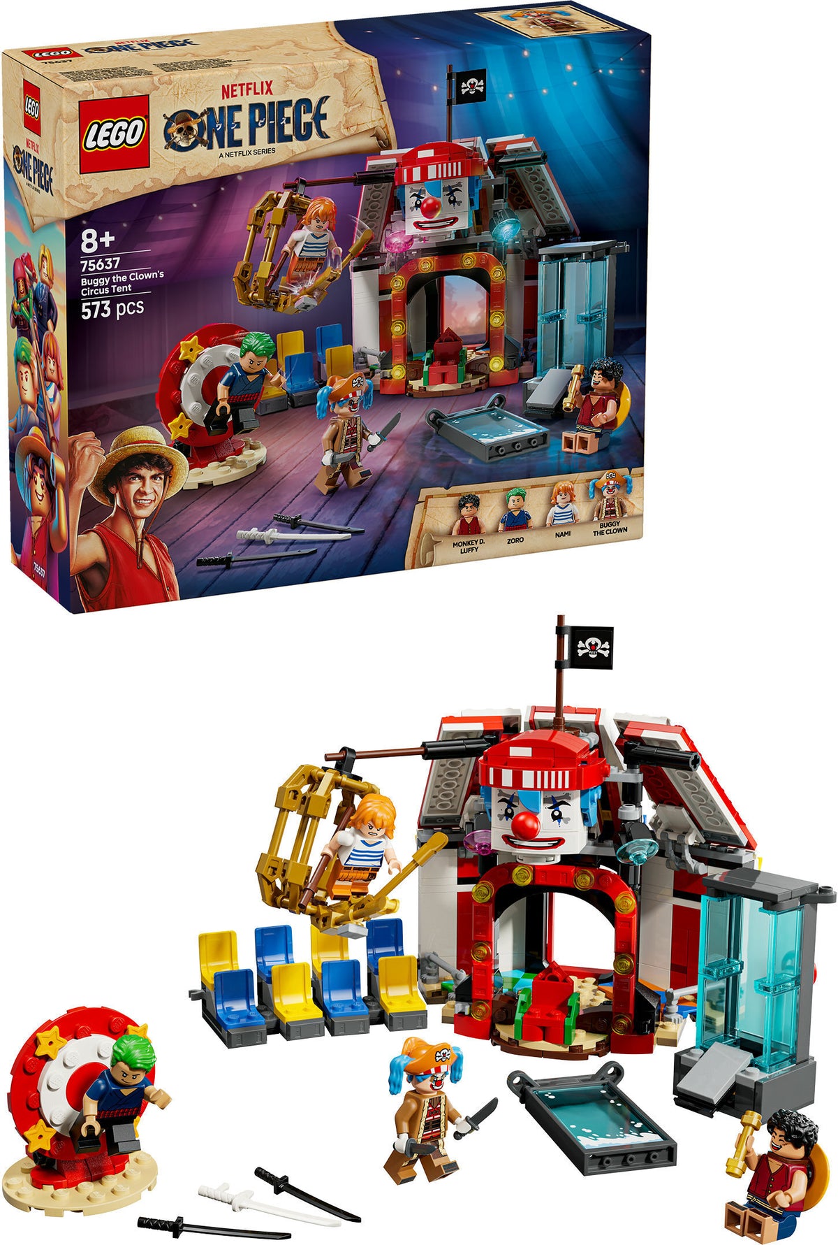 LEGO ONE PIECE 75637 Buggy-klovnin sirkusteltta – kuva 4