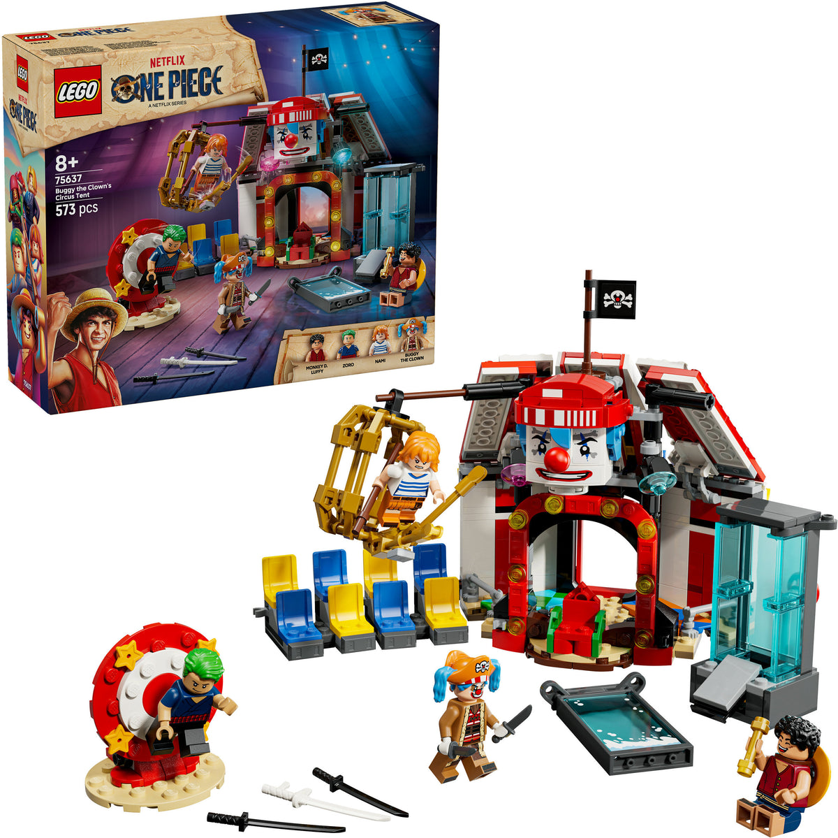 LEGO ONE PIECE 75637 Buggy-klovnin sirkusteltta – kuva 3