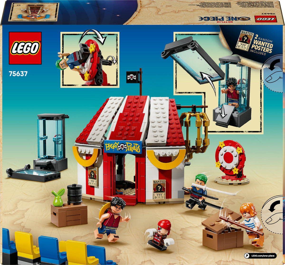 LEGO ONE PIECE 75637 Buggy-klovnin sirkusteltta – kuva 2