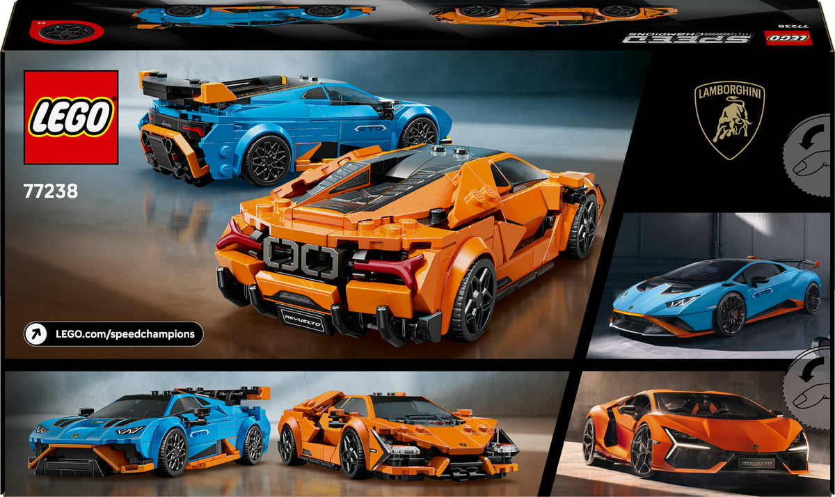 LEGO Speed Champions 77238 - Lamborghini Revuelto ja Huracán STO 3