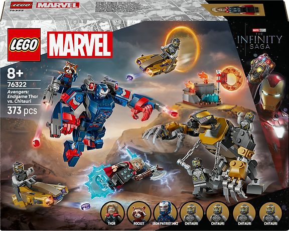 LEGO Super Heroes Marvel 76322 Avengers: Endgame – Thor vastaan Chitauri – kuva 1