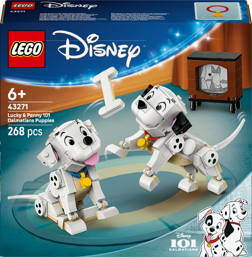 LEGO Disney 43271 101 dalmatialaista ‑koiranpennut: Laikku ja Pipsa – kuva 1