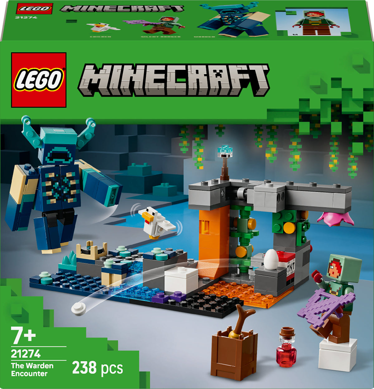 LEGO Minecraft 21274 Vartijan kohtaaminen