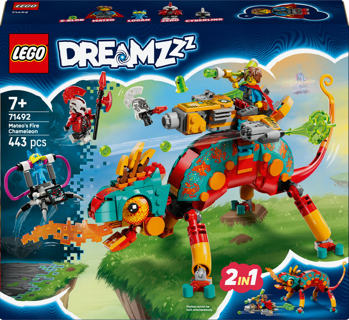 LEGO DREAMZzz 71492 Mateon tulikameleontti