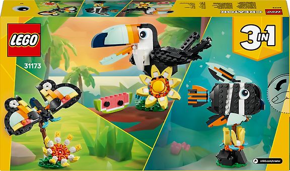 LEGO Creator 3in1 Villieläimet 31173: trooppinen tukaani – kuva 11