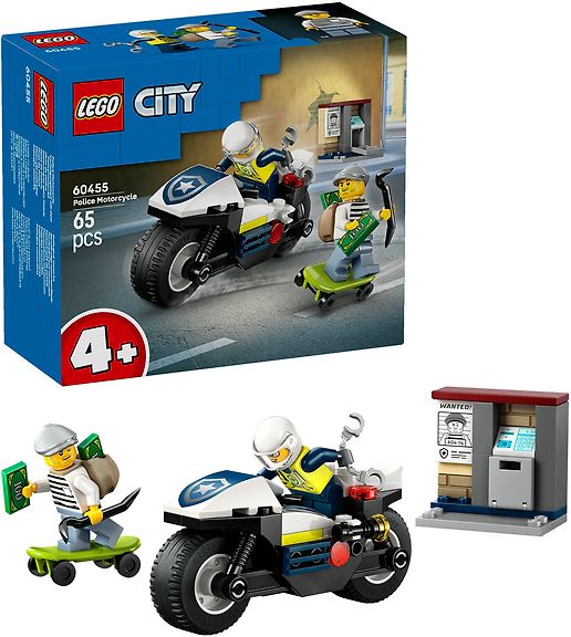 LEGO City 60455 Takaa-ajo poliisimoottoripyörällä – kuva 2