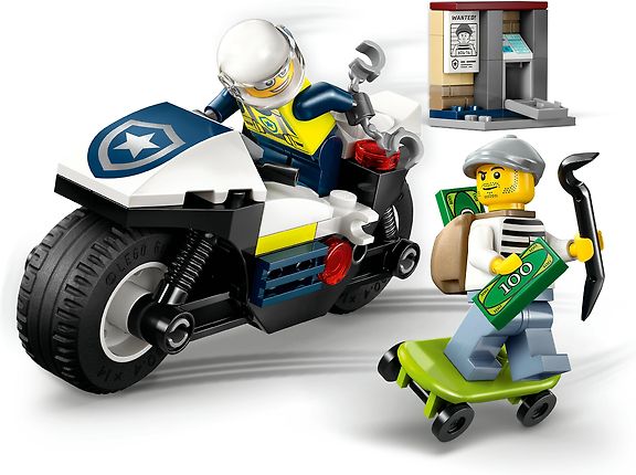 LEGO City 60455 Takaa-ajo poliisimoottoripyörällä – kuva 5