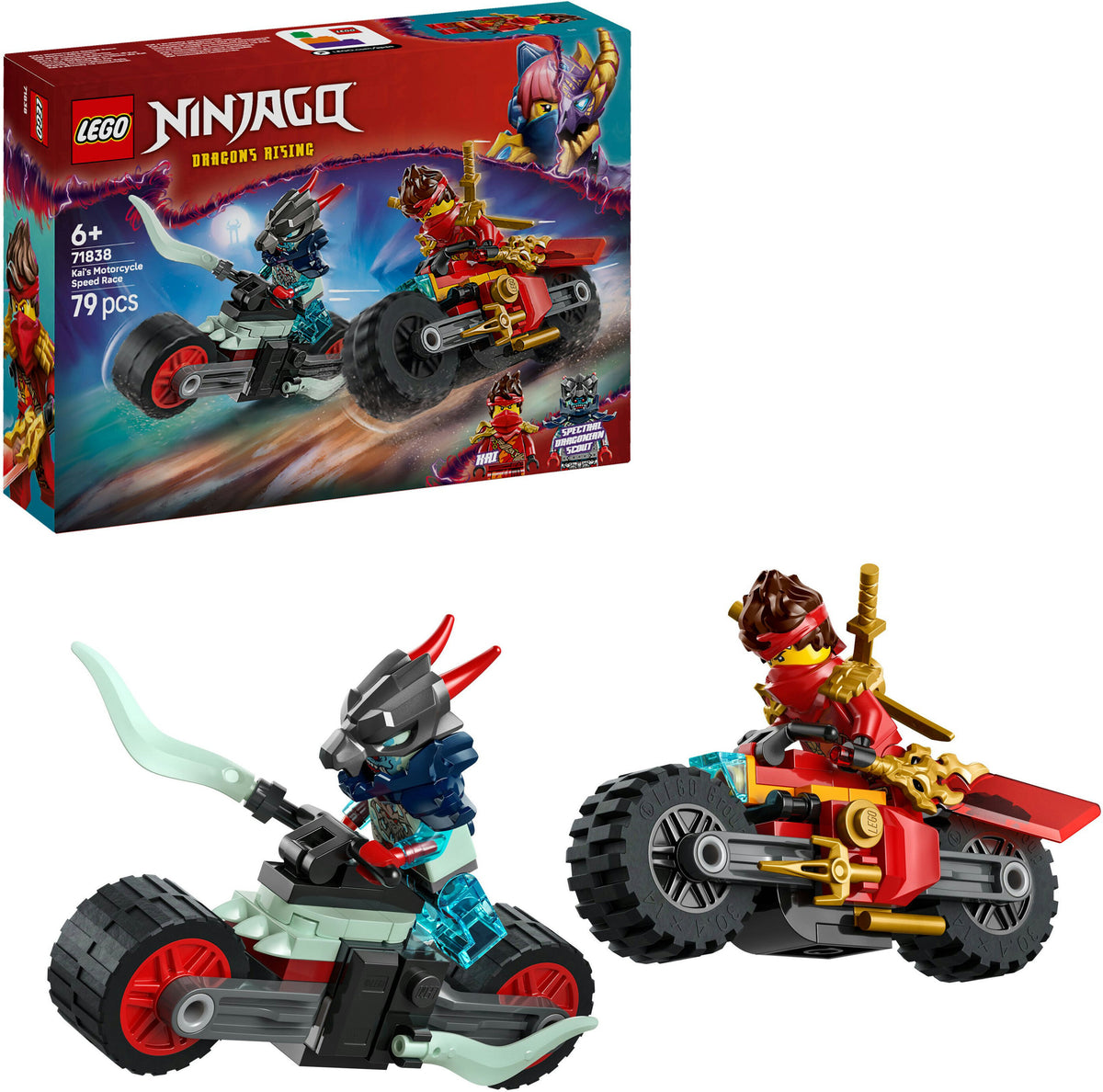 LEGO NINJAGO 71838 Kain vauhdikas moottoripyöräkisa – kuva 9