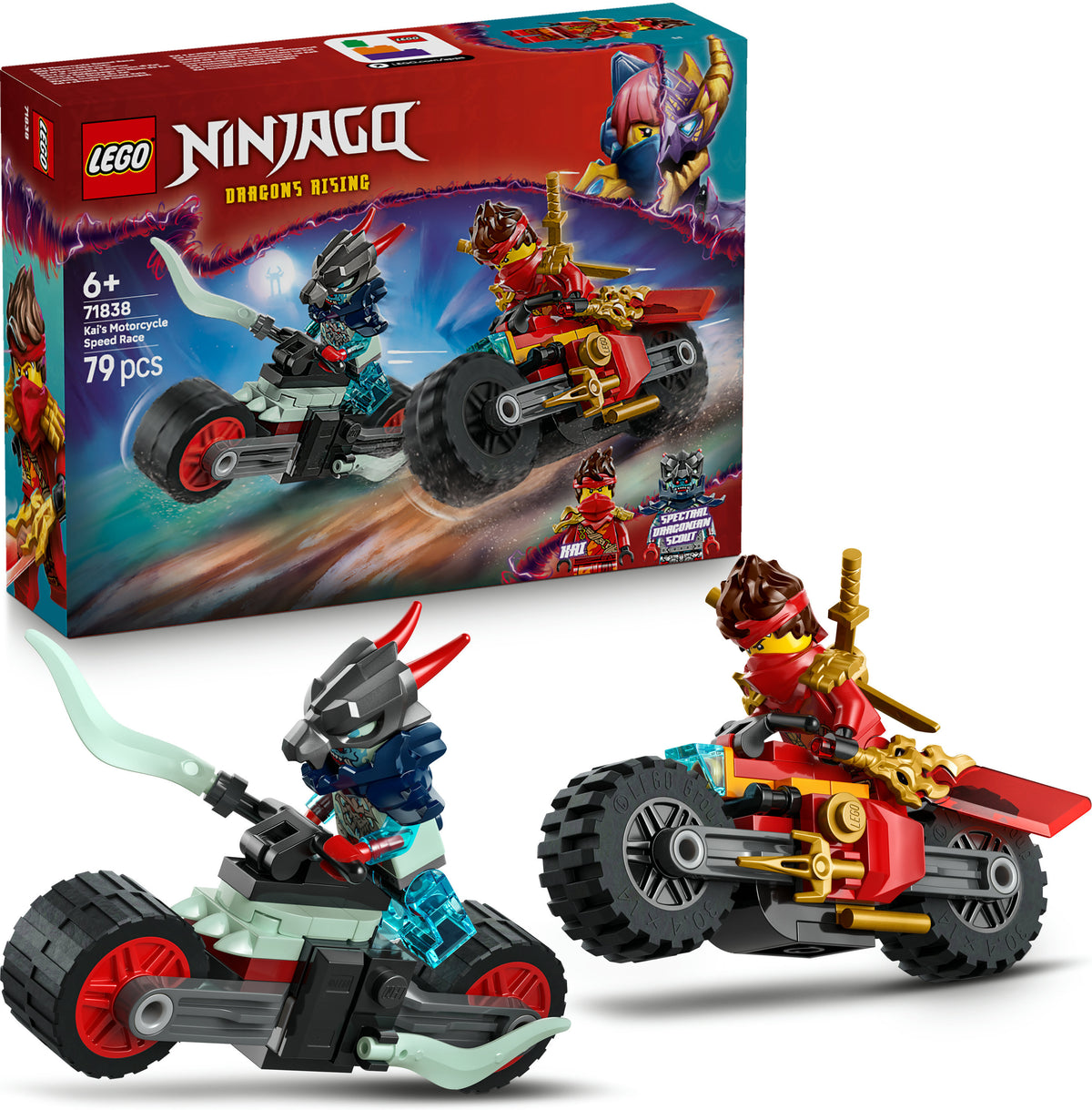 LEGO NINJAGO 71838 Kain vauhdikas moottoripyöräkisa – kuva 10