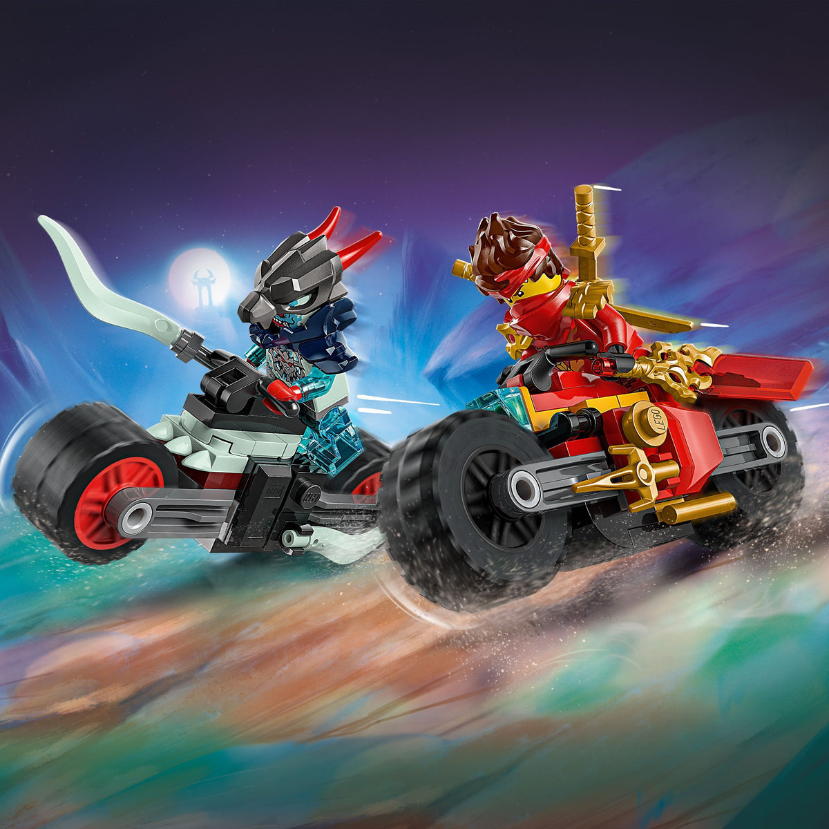 LEGO NINJAGO 71838 Kain vauhdikas moottoripyöräkisa – kuva 12