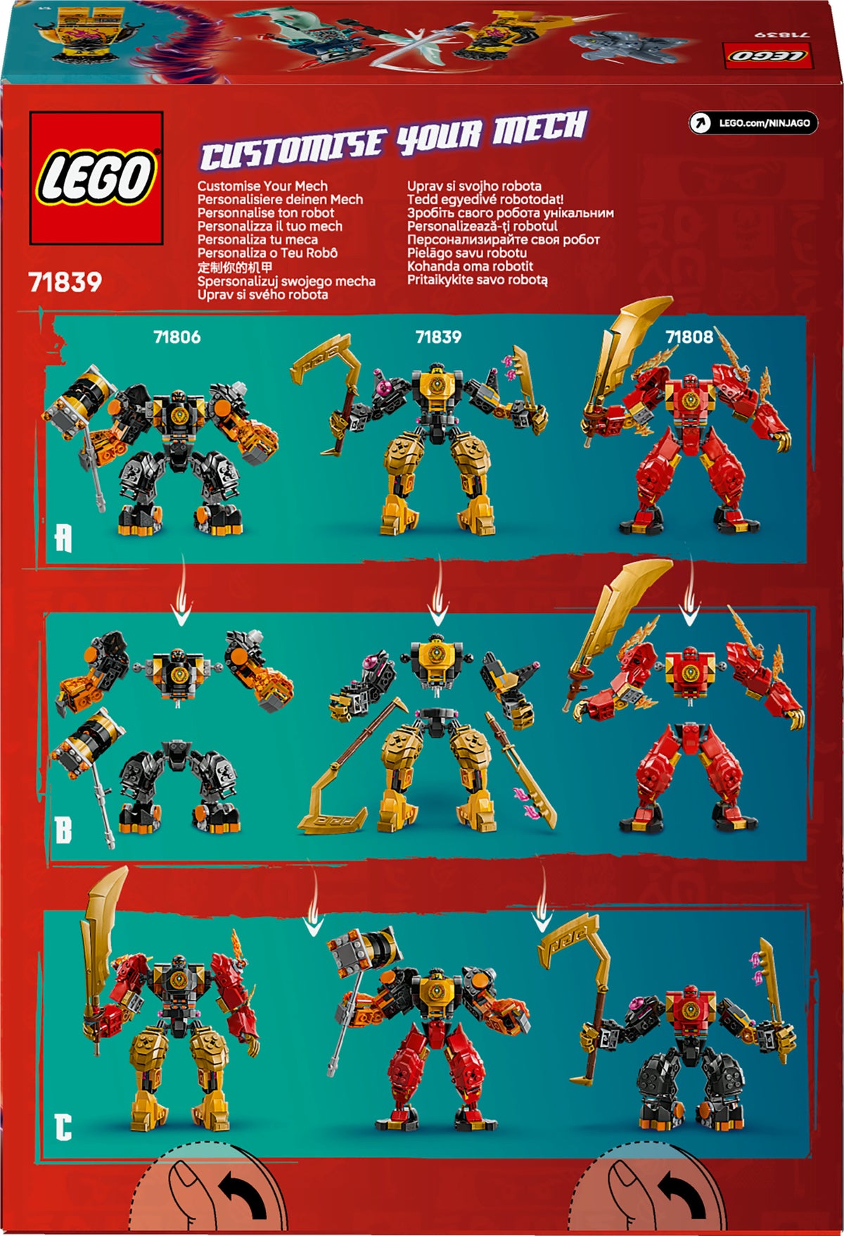 LEGO NINJAGO 71839 Arinin spinjitzu-taistelurobotti – kuva 18