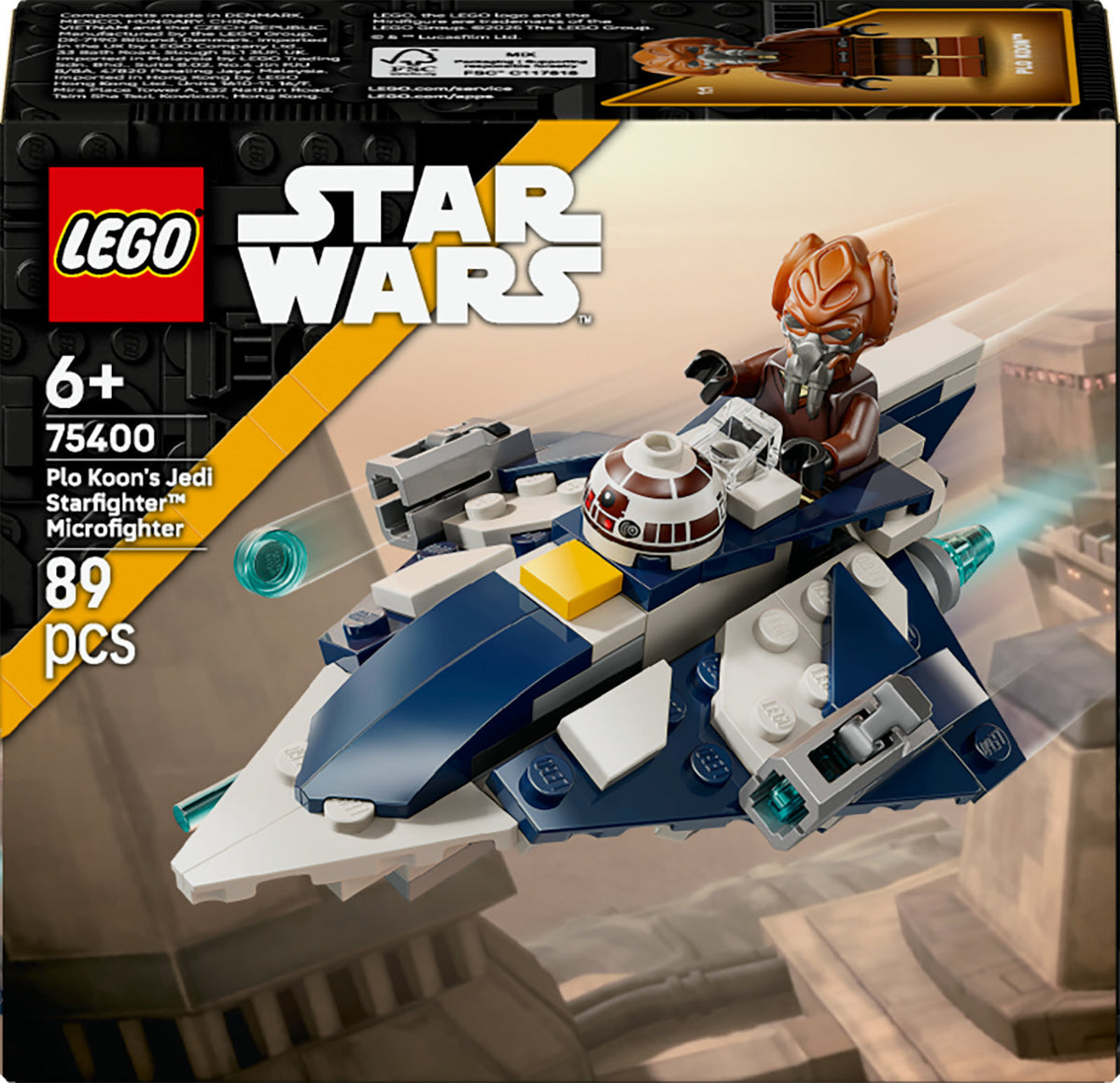 LEGO Star Wars 75400 Plo Koonin Jedi Starfighter ‑mikrohävittäjä