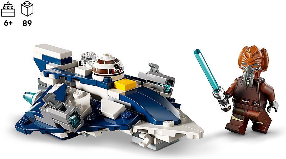 LEGO Star Wars 75400 Plo Koonin Jedi Starfighter ‑mikrohävittäjä – kuva 3