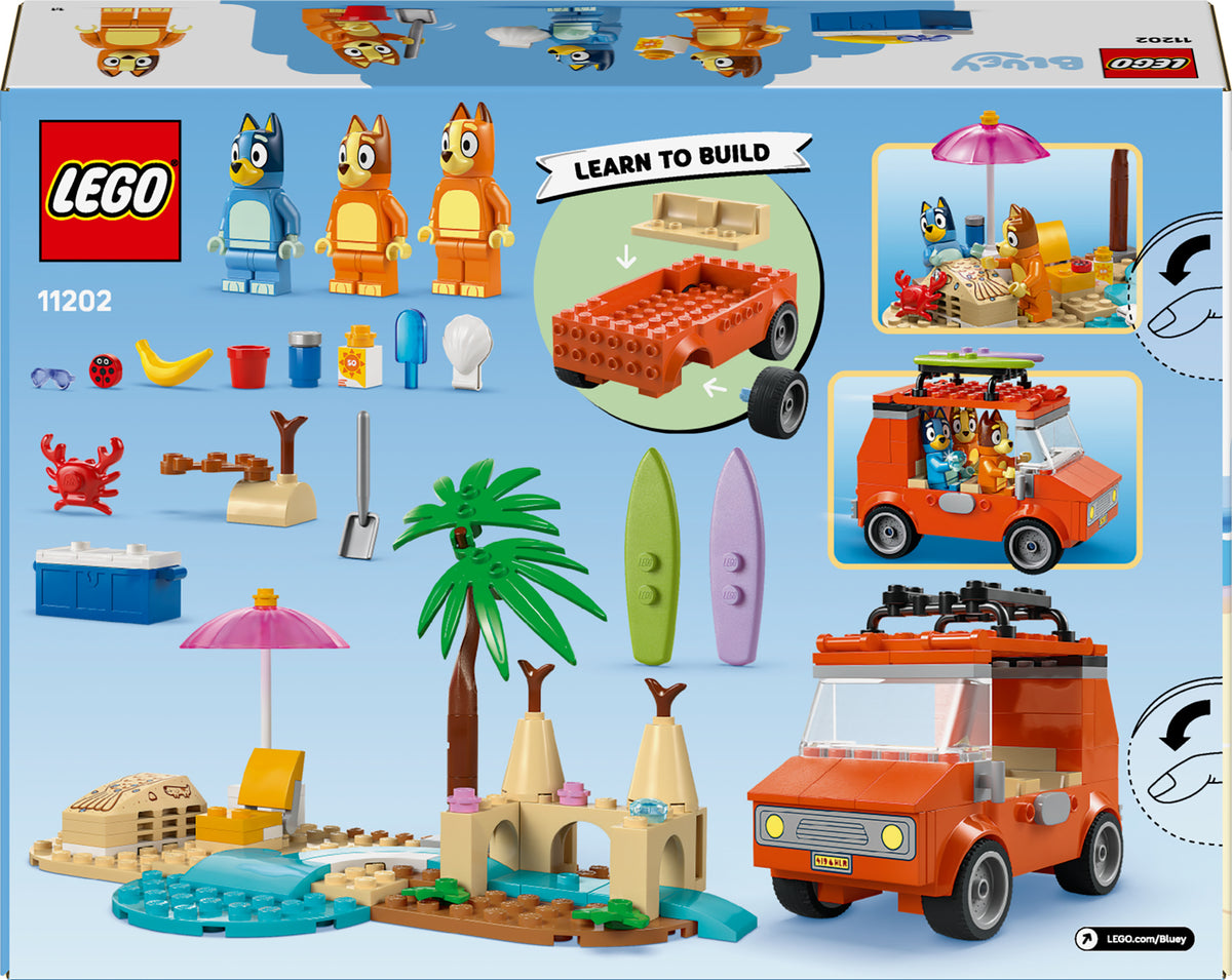 LEGO Bluey 11202 Blueyn perheen autoretki rannalle – kuva 12