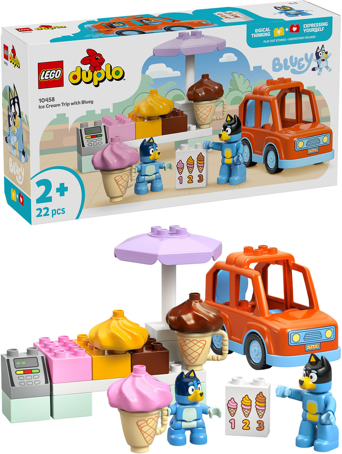DUPLO Bluey 10458 Jäätelöretki Blueyn kanssa – kuva 11