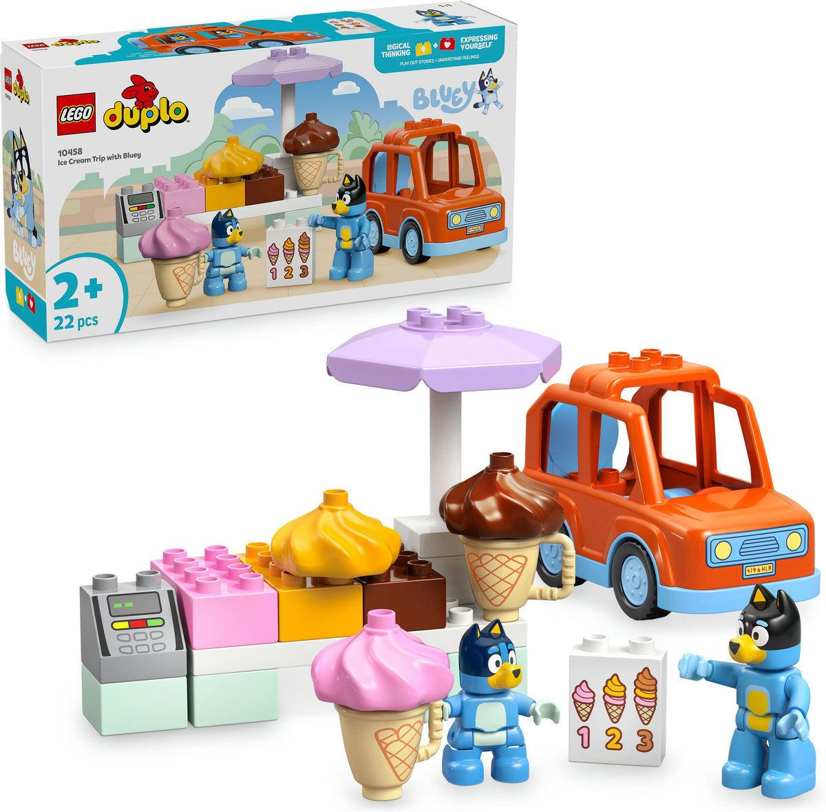 DUPLO Bluey 10458 Jäätelöretki Blueyn kanssa – kuva 10
