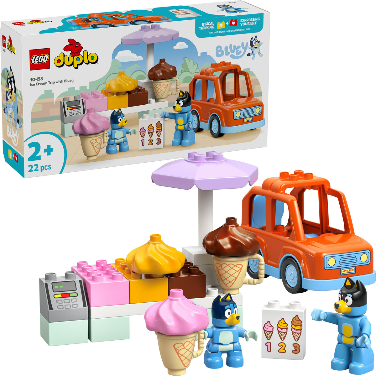 DUPLO Bluey 10458 Jäätelöretki Blueyn kanssa – kuva 9