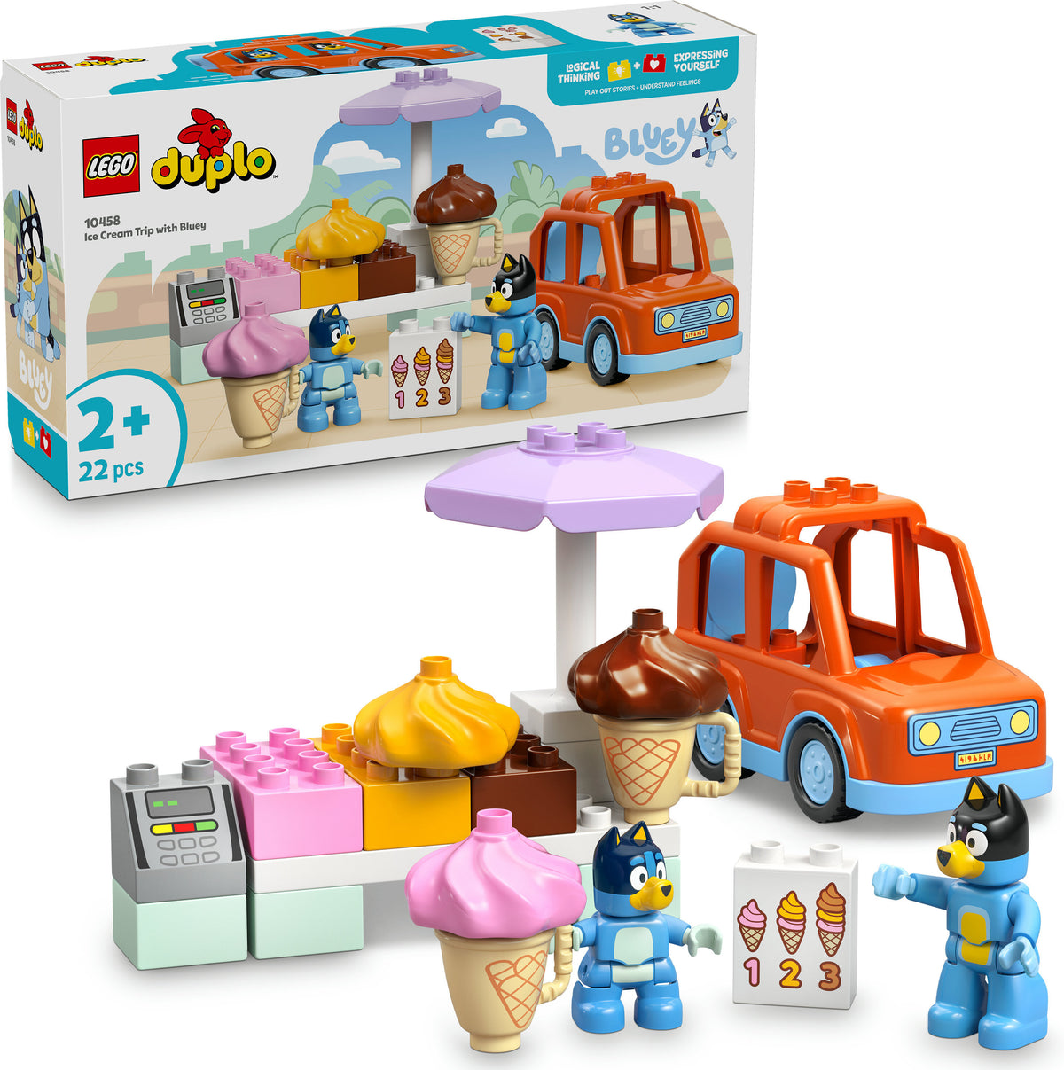 DUPLO Bluey 10458 Jäätelöretki Blueyn kanssa – kuva 12