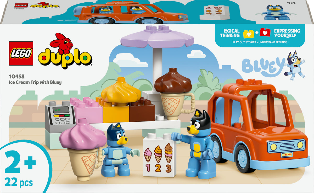 DUPLO Bluey 10458 Jäätelöretki Blueyn kanssa