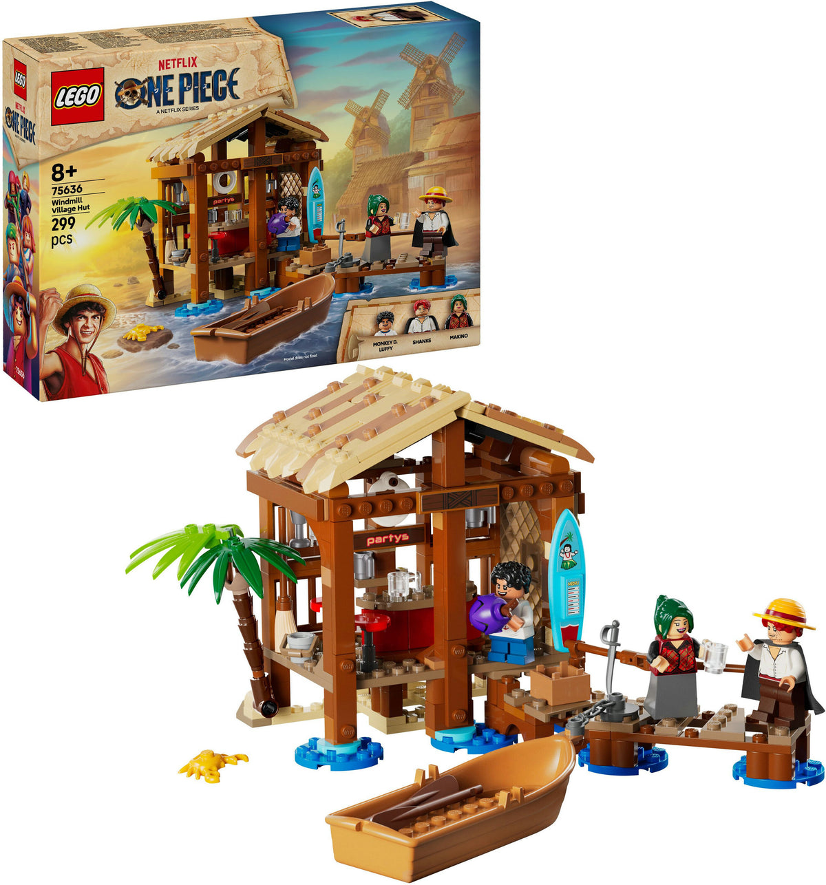 LEGO ONE PIECE 75636 Tuulimyllykylän mökki – kuva 5
