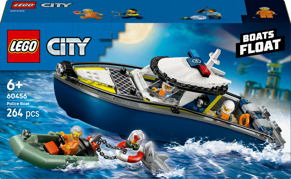 LEGO City 60456 Takaa-ajo poliisiveneellä