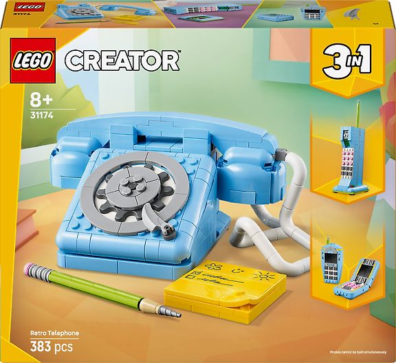 LEGO Creator 31174 - 3in1 Retrotyylinen puhelin – kuva 1