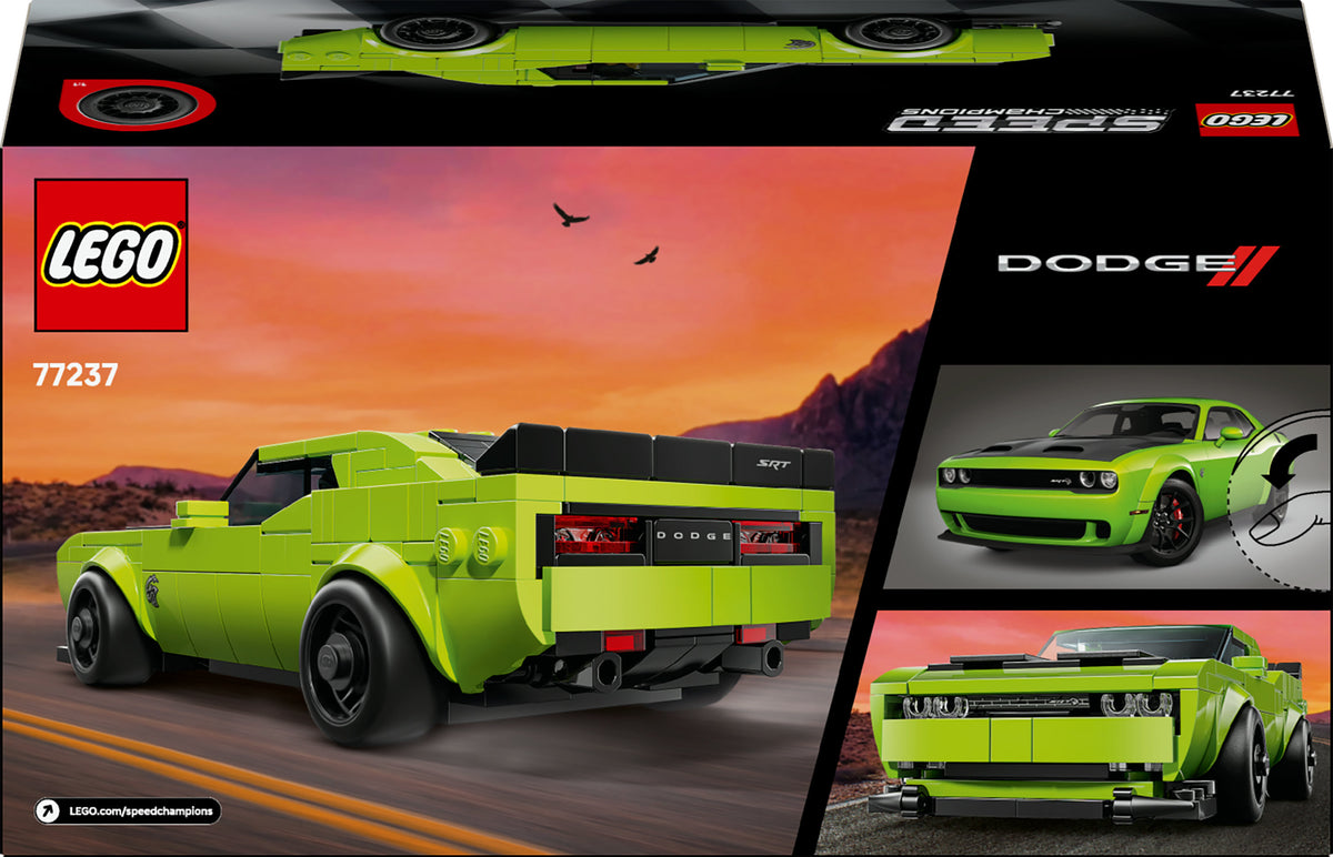 LEGO Speed Champions 77237 - Dodge Challenger SRT Hellcat urheiluauto 12