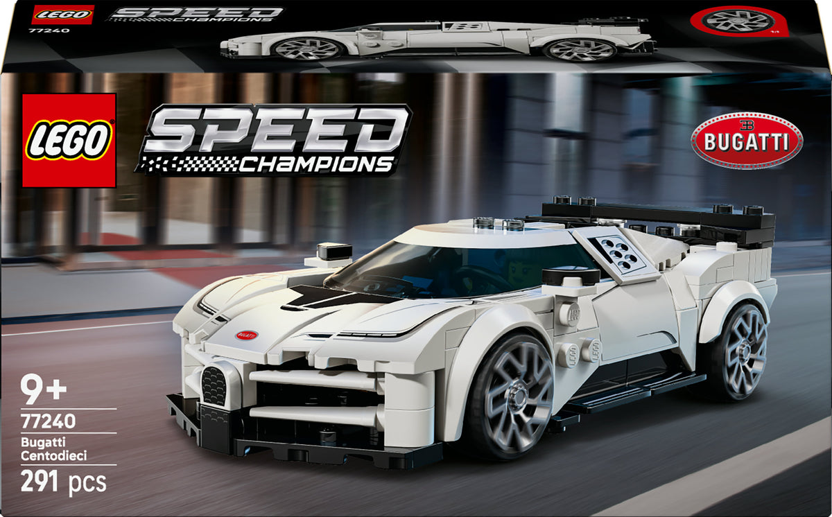 LEGO Speed Champions 77240 - Bugatti Centodieci hyperurheiluauto 1