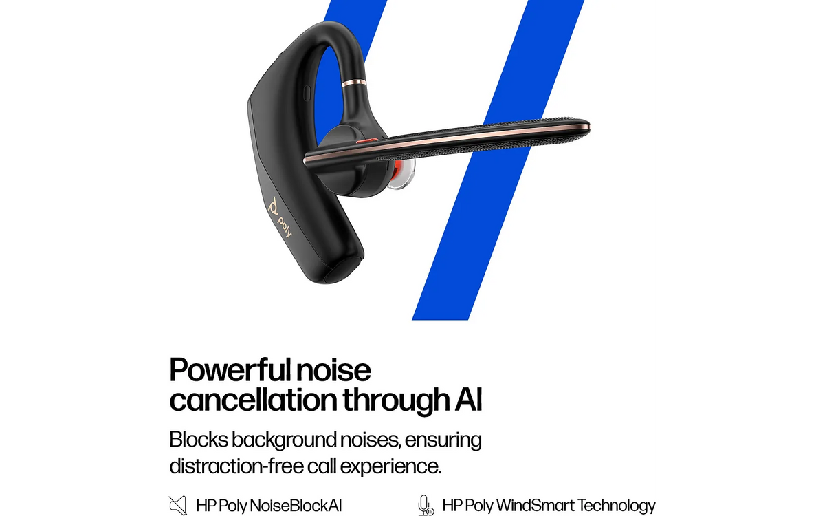 Poly Voyager Legend 50-M Headset UC Bluetooth-kuuloke + latauskotelo (AJ8V4AA)