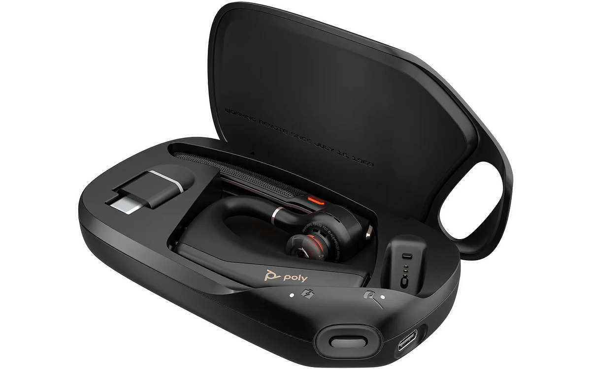 Poly Voyager Legend 50-M Headset UC Bluetooth-kuuloke + latauskotelo (AJ8V4AA)